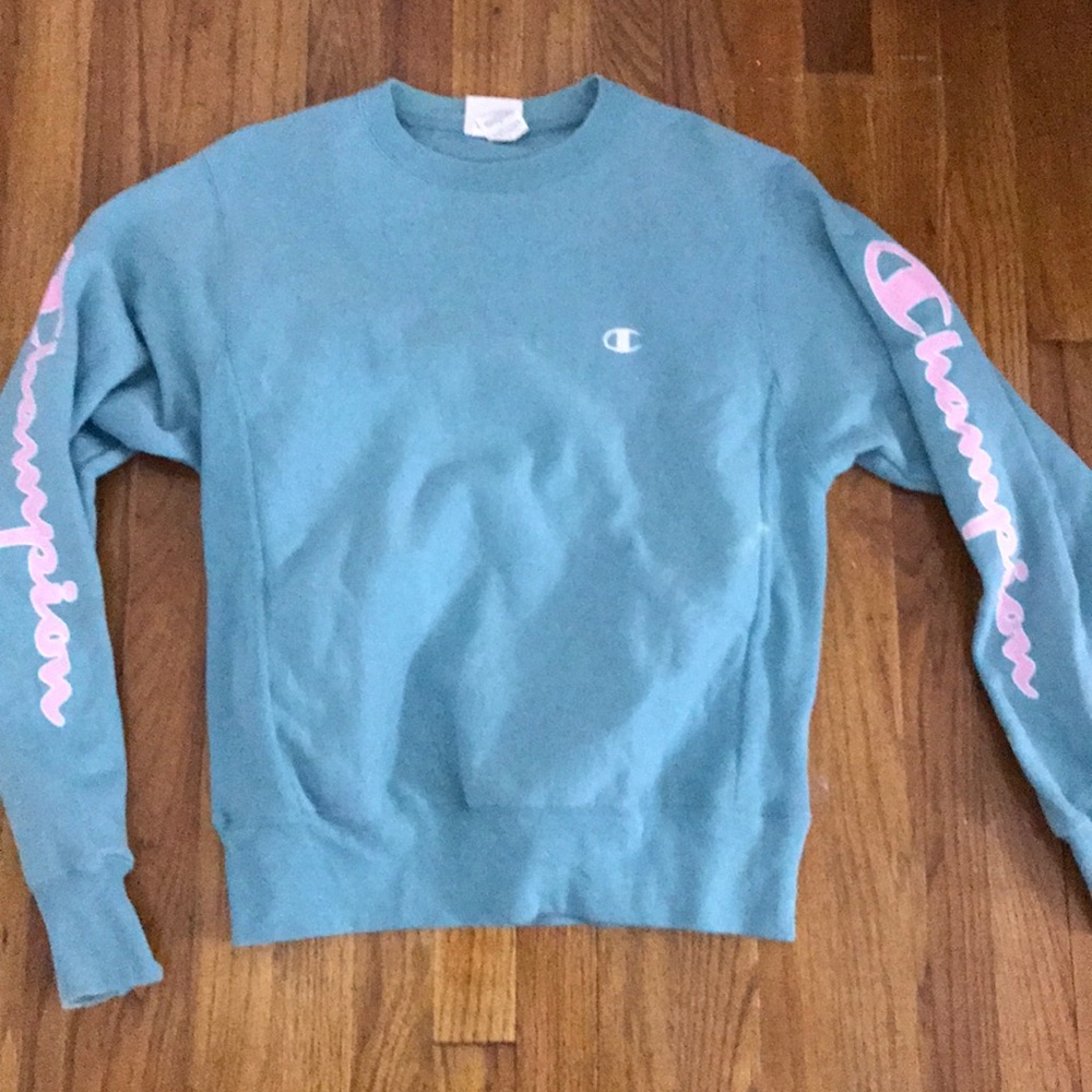 Blue champion sweatshirt
